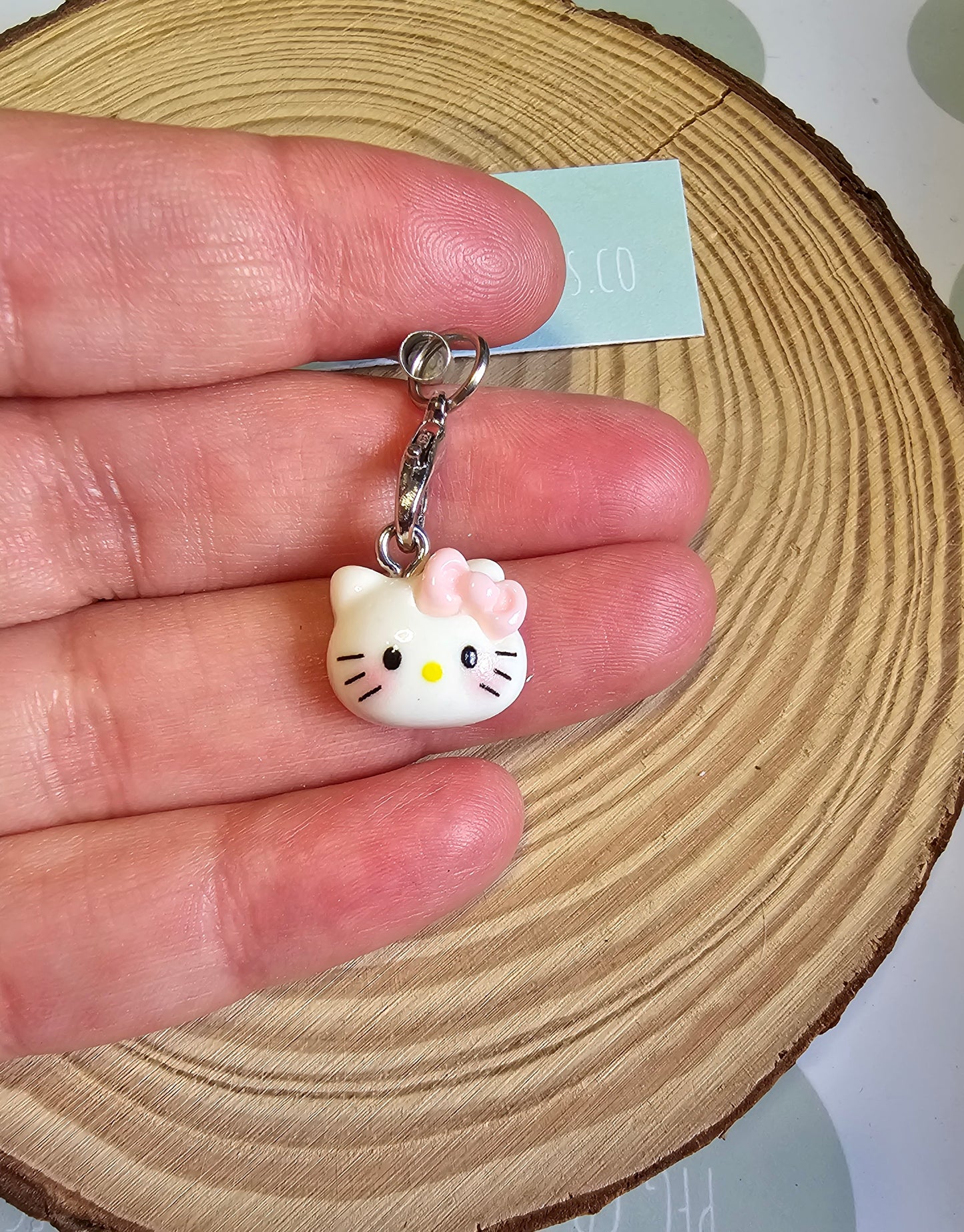 Cute hello kitty phone charm