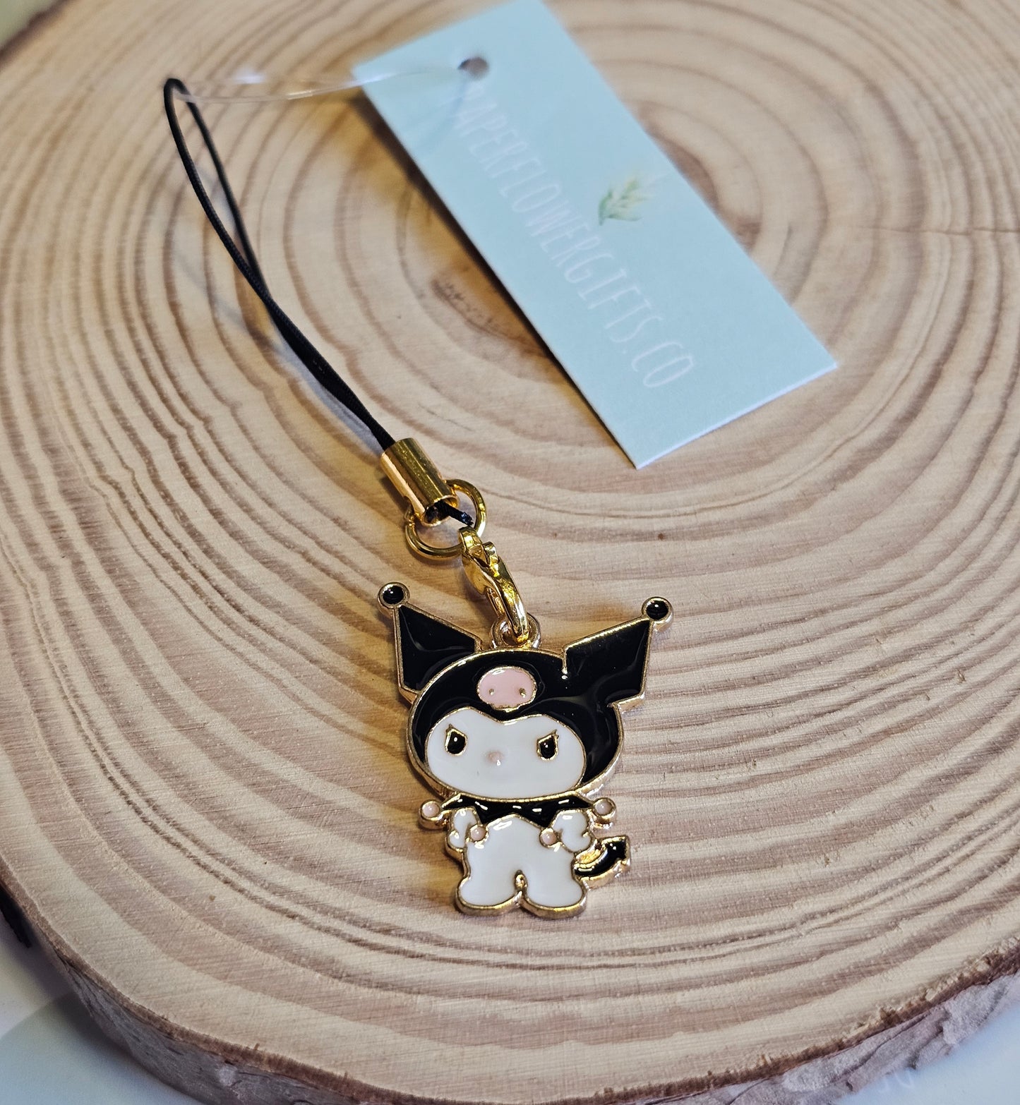 Kuromi phone charms