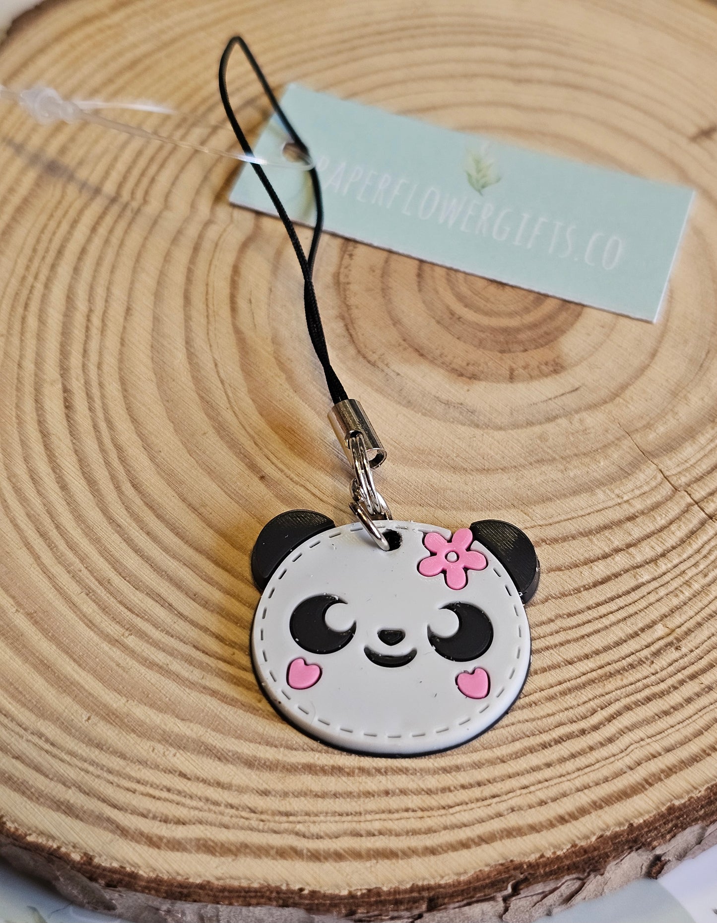 Kawaii cute panda phone charm