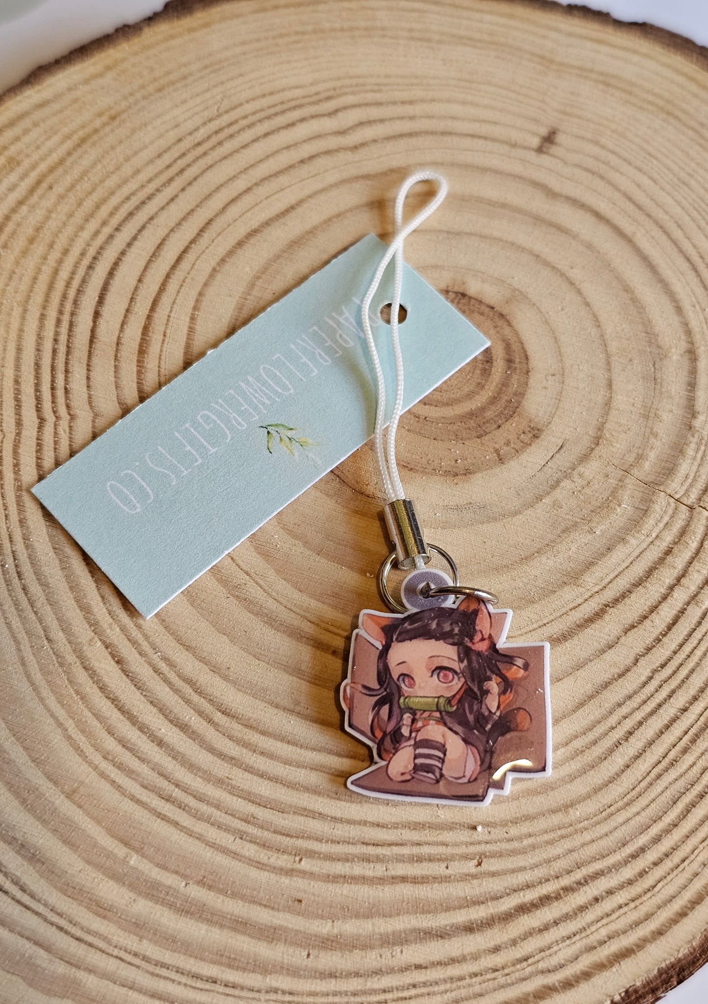 Demon slayer Nezuko phone charms