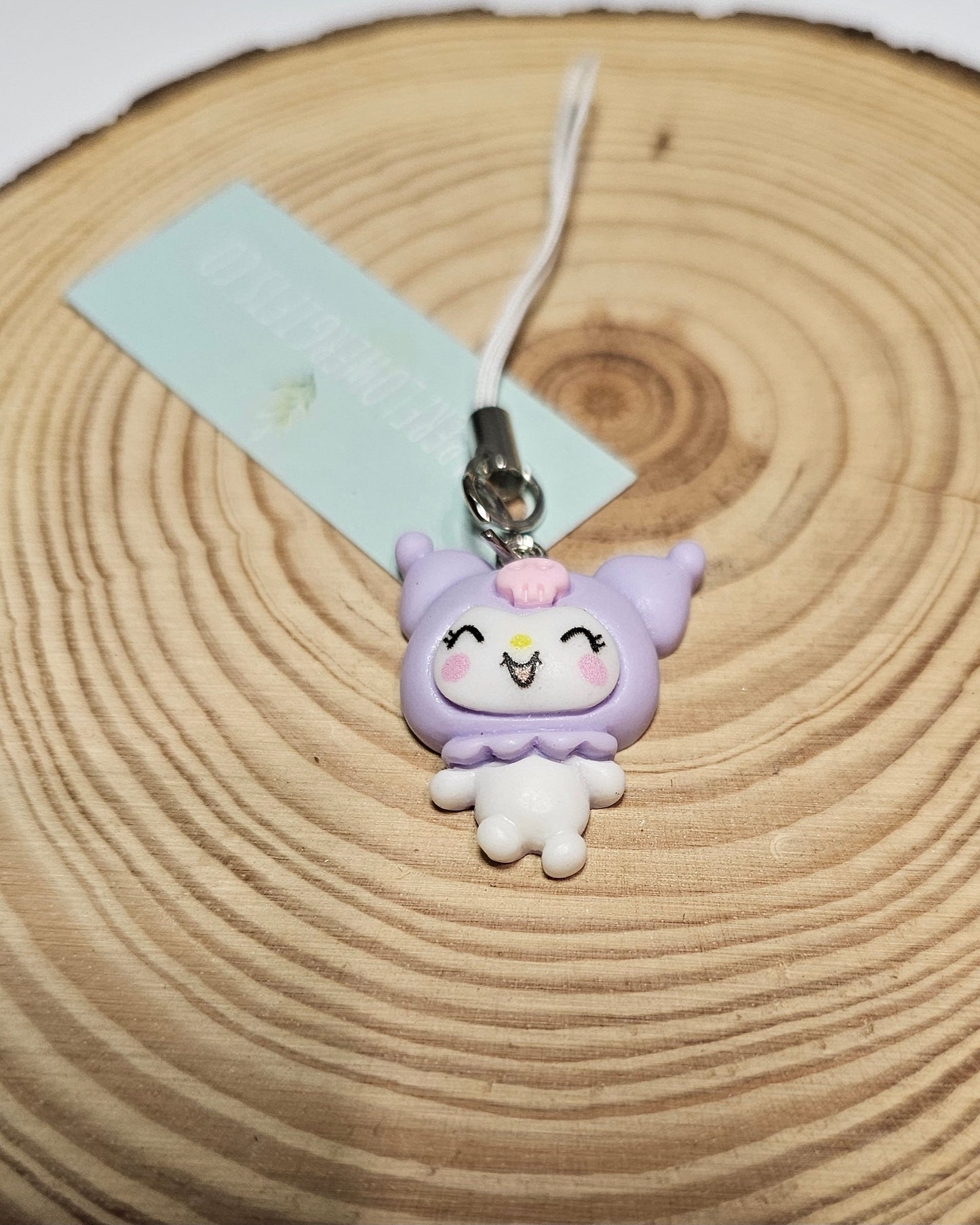Kuromi phone charm pastel