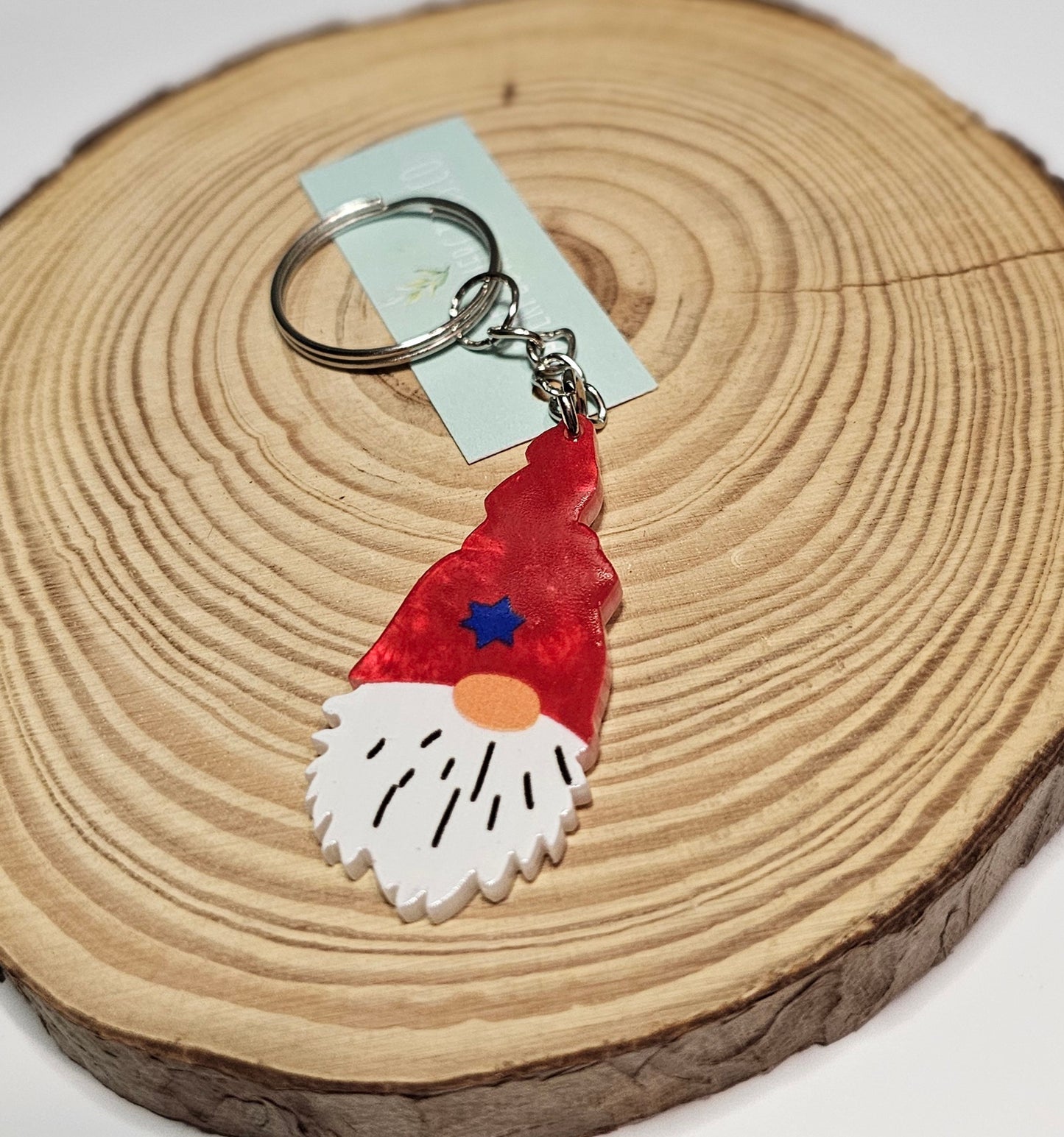 Gonk in red hat key rings