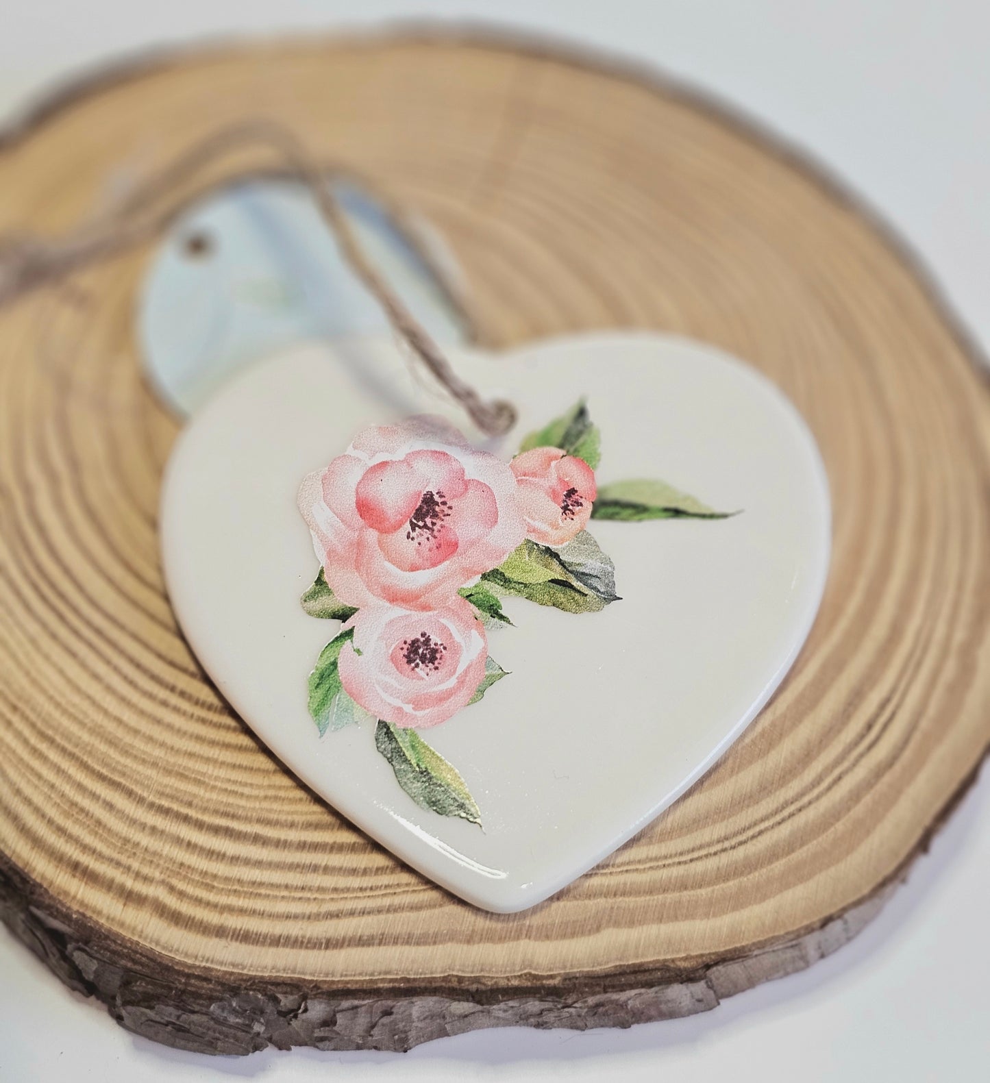 Ceramic floral heart