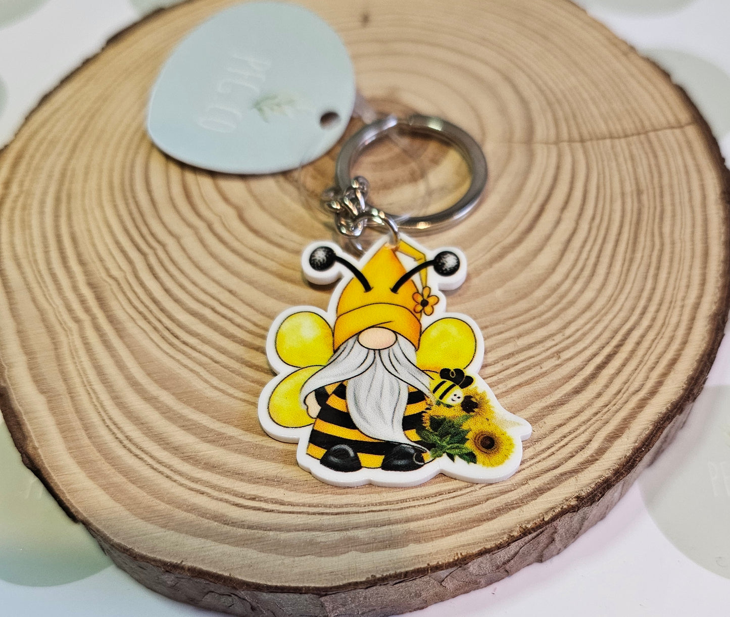 Buzzy Bee gonk key rings