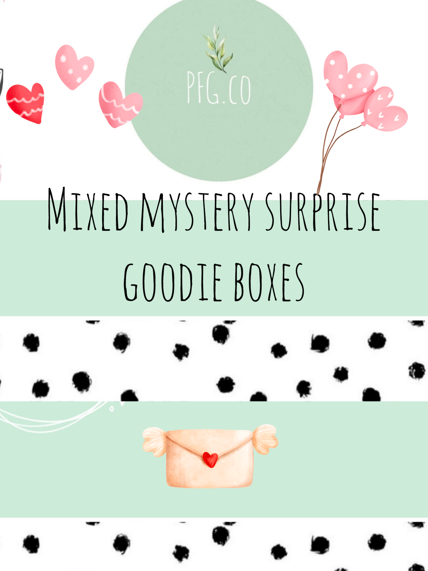 Mixed mystery surprise goodie boxes