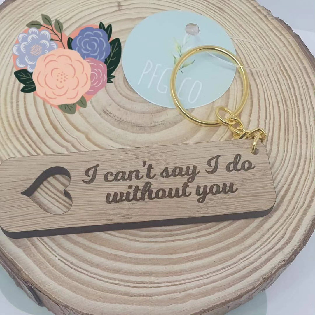 Bridesmaid proposal key rings