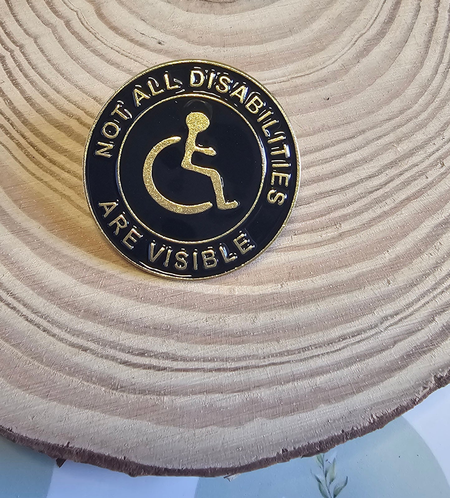Invisible illness disability badge