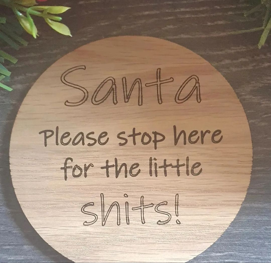 Rude Christmas coasters