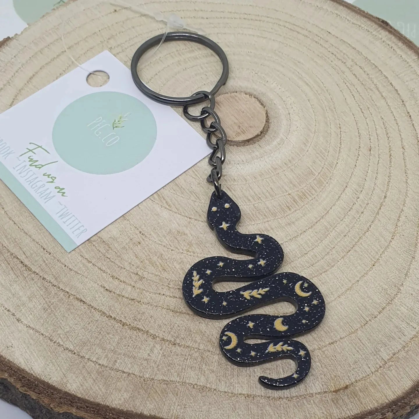 Black snake key rings
