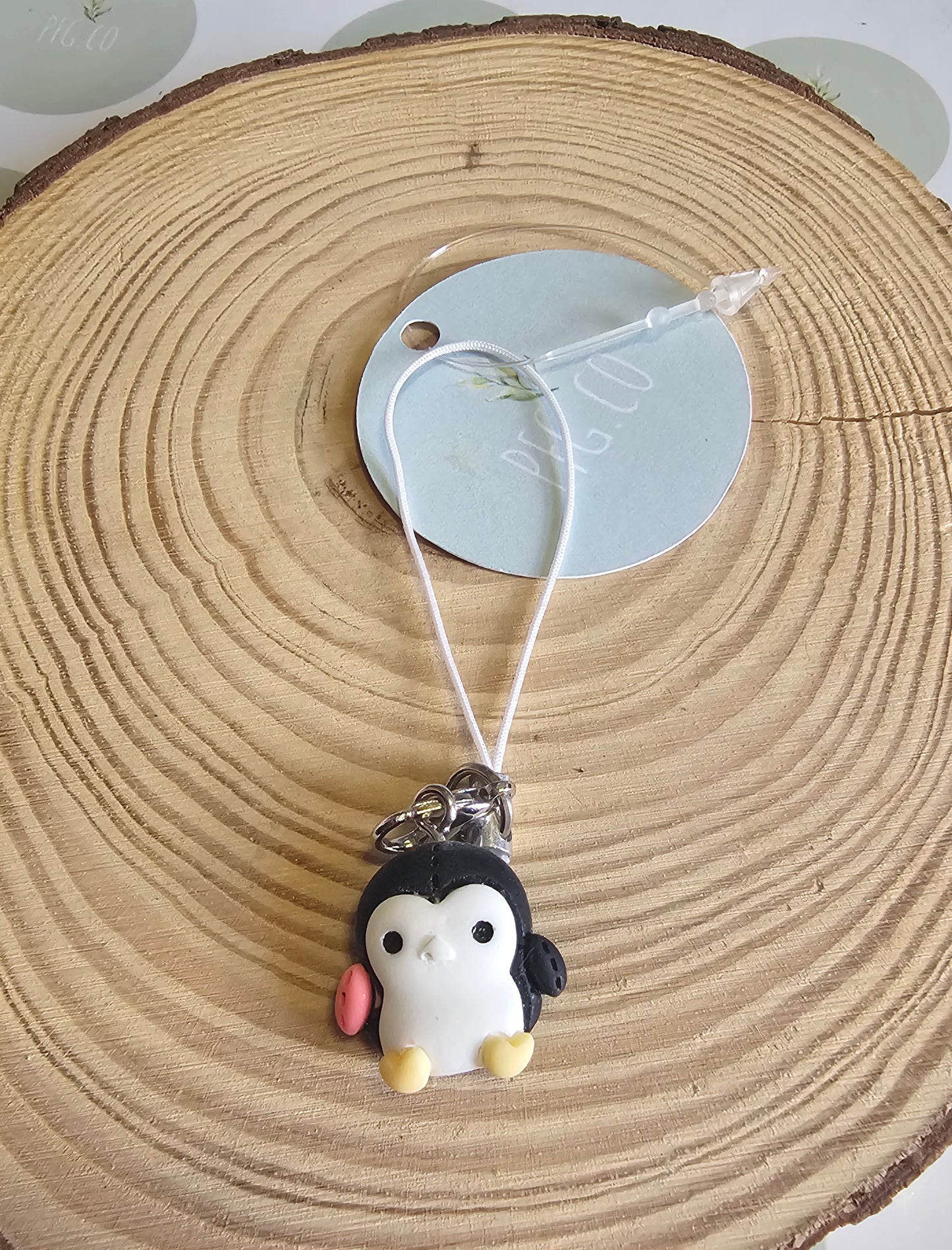 Cute penguin phone charms