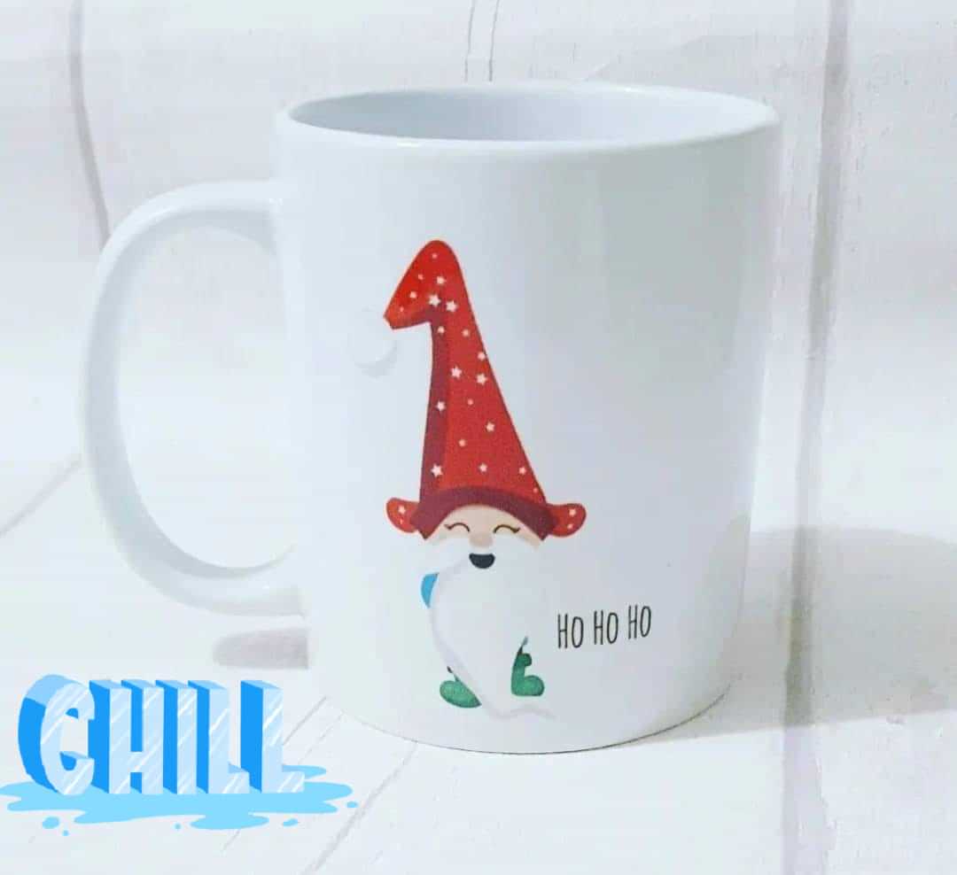 Gnome wizard Christmas mug