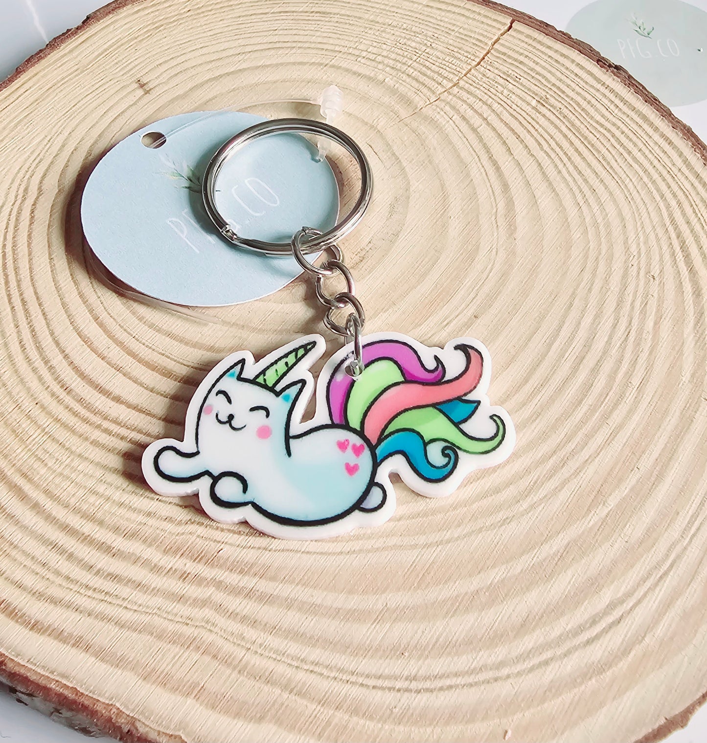Caticorn key ring