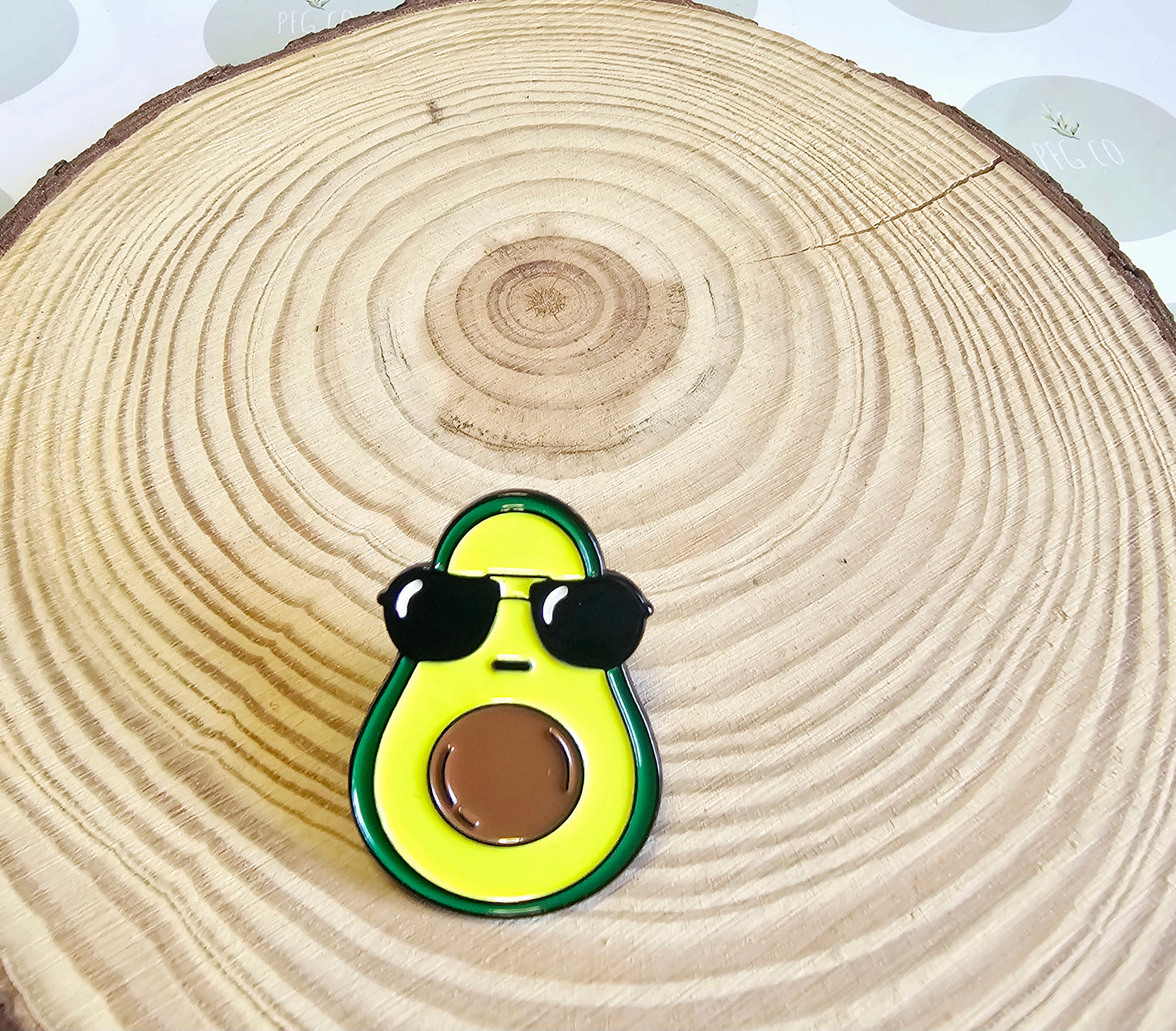 Avocado pin badge