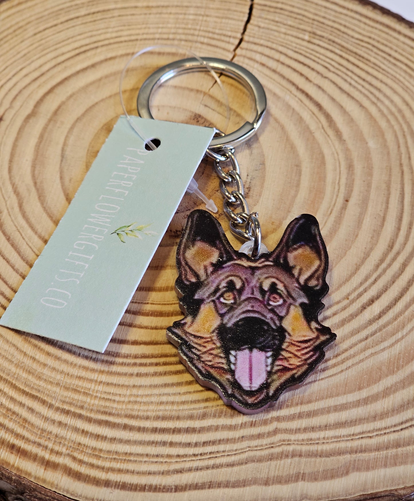German shepherd key rings