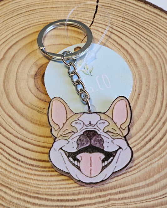 French bulldog key rings