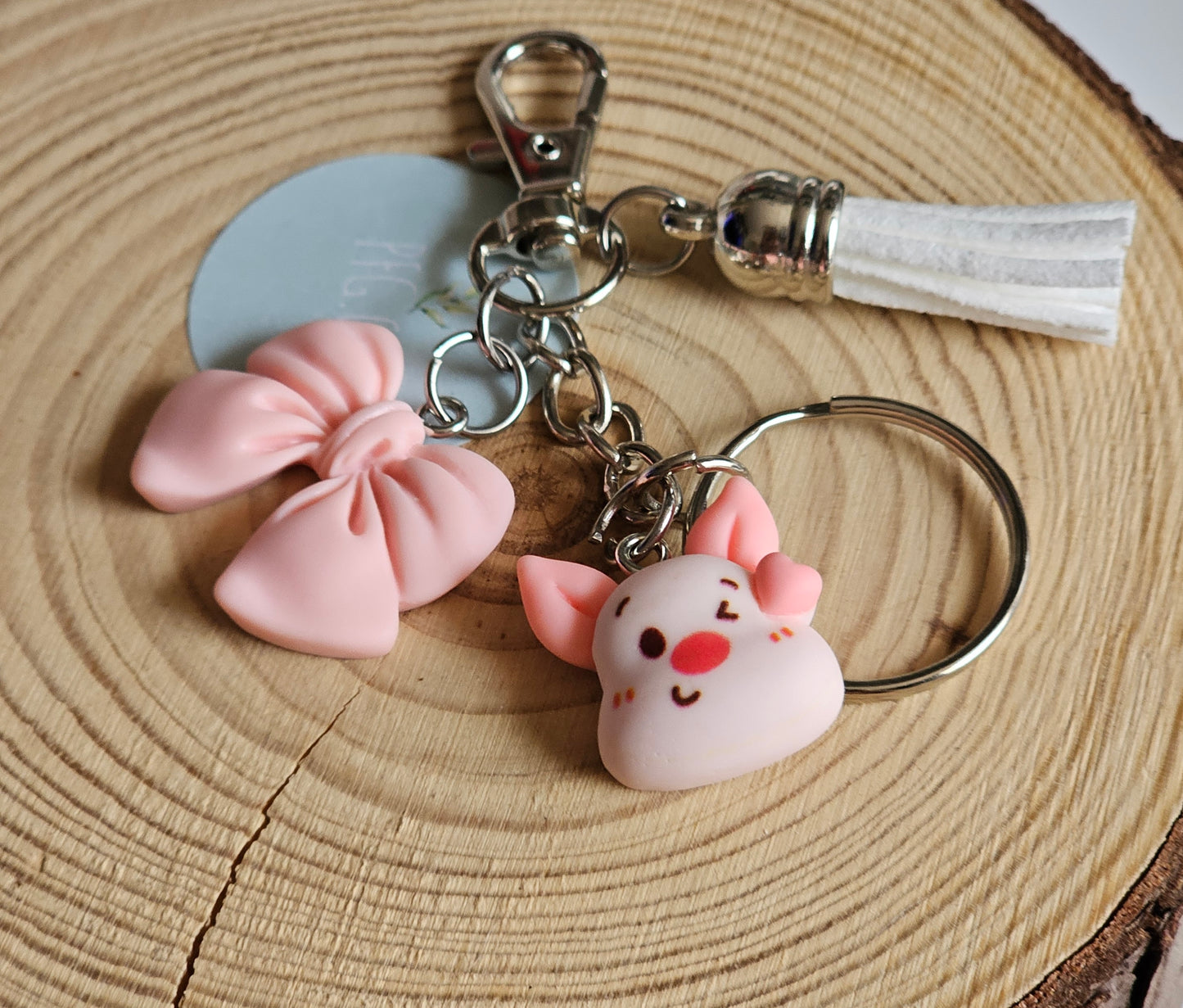 Piglet bag charms